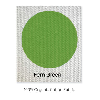 fern green colour swatch colour cushion