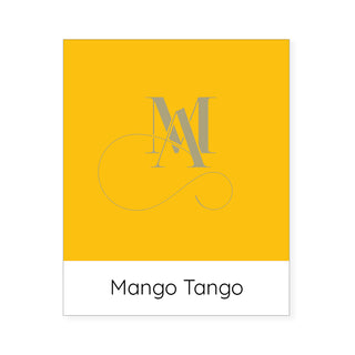 Mango yellow colour from mode abode colour palette, modeabode mango yellow colour swatch.