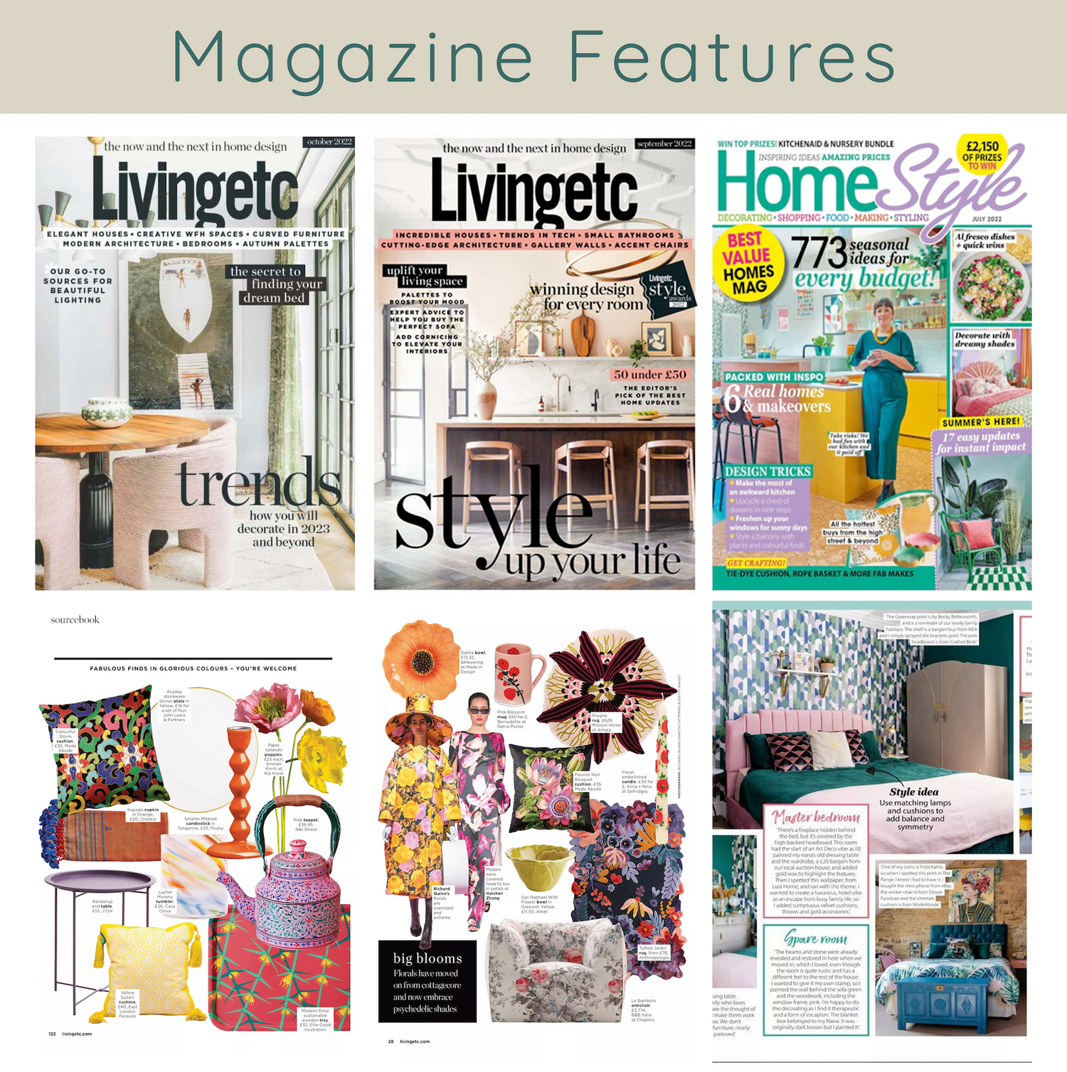 ModeAbode magazine Living ETC magazine and HomeStyle magazine