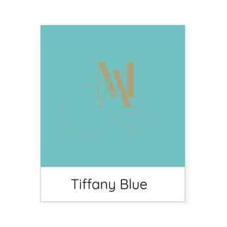 Tiffany blue cushion cover, colour swatch.