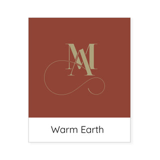 warm earth colour swatch. modeabode