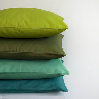 green colour cushion covers 