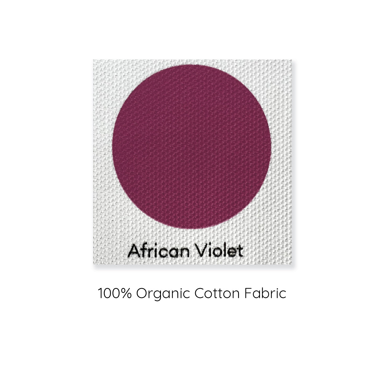 African violet cushion colour swatch sample.