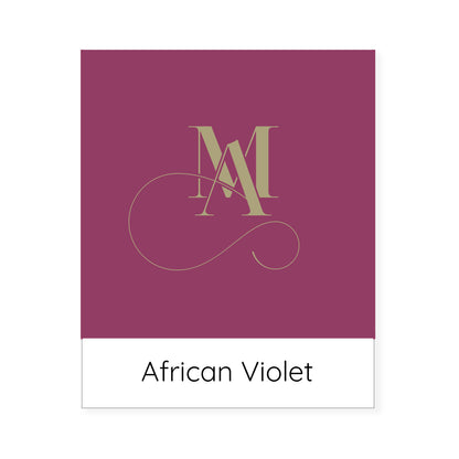 modeabode African violet colour swatch cushion cover.