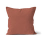 Baked Terracotta Organic Cotton Cushion Cover