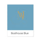 Boathouse Blue Organic Cotton Cover