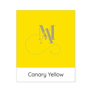 Canary yellow colour swatch from mode abode colour palette.