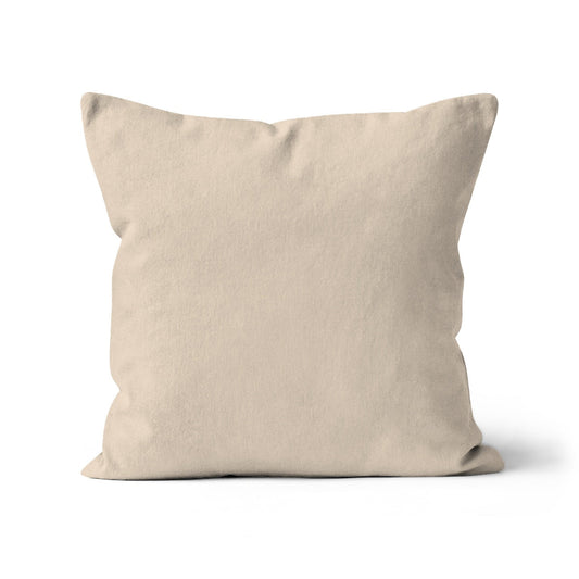 champagne coloured cushion cover, Champagne cushion cover, cream cushion cover, 100% organic cotton cushion cover in cream.