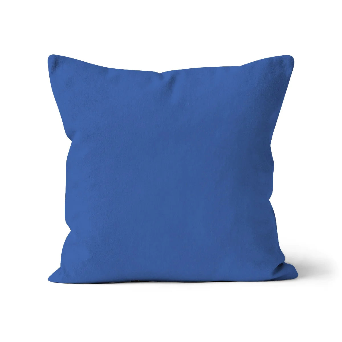 Deep Sea Blue Organic Cotton Cushion Cover
