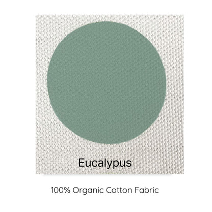 Eucalyptus Green Organic Cotton Cushion Cover