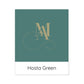 Hosta Greeen Organic Cotton Cushion Cover