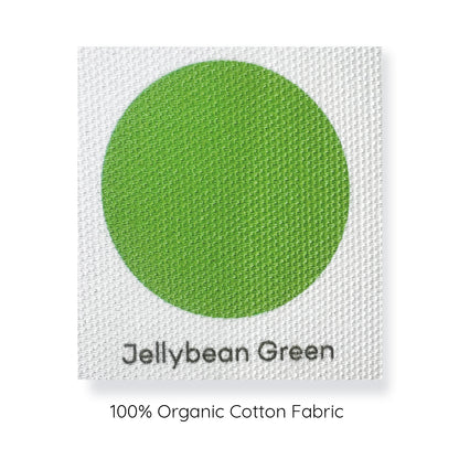 jellybean green cushion colour swatch. 
