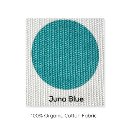 modeabode Juno blue colour swatch cushion cover.