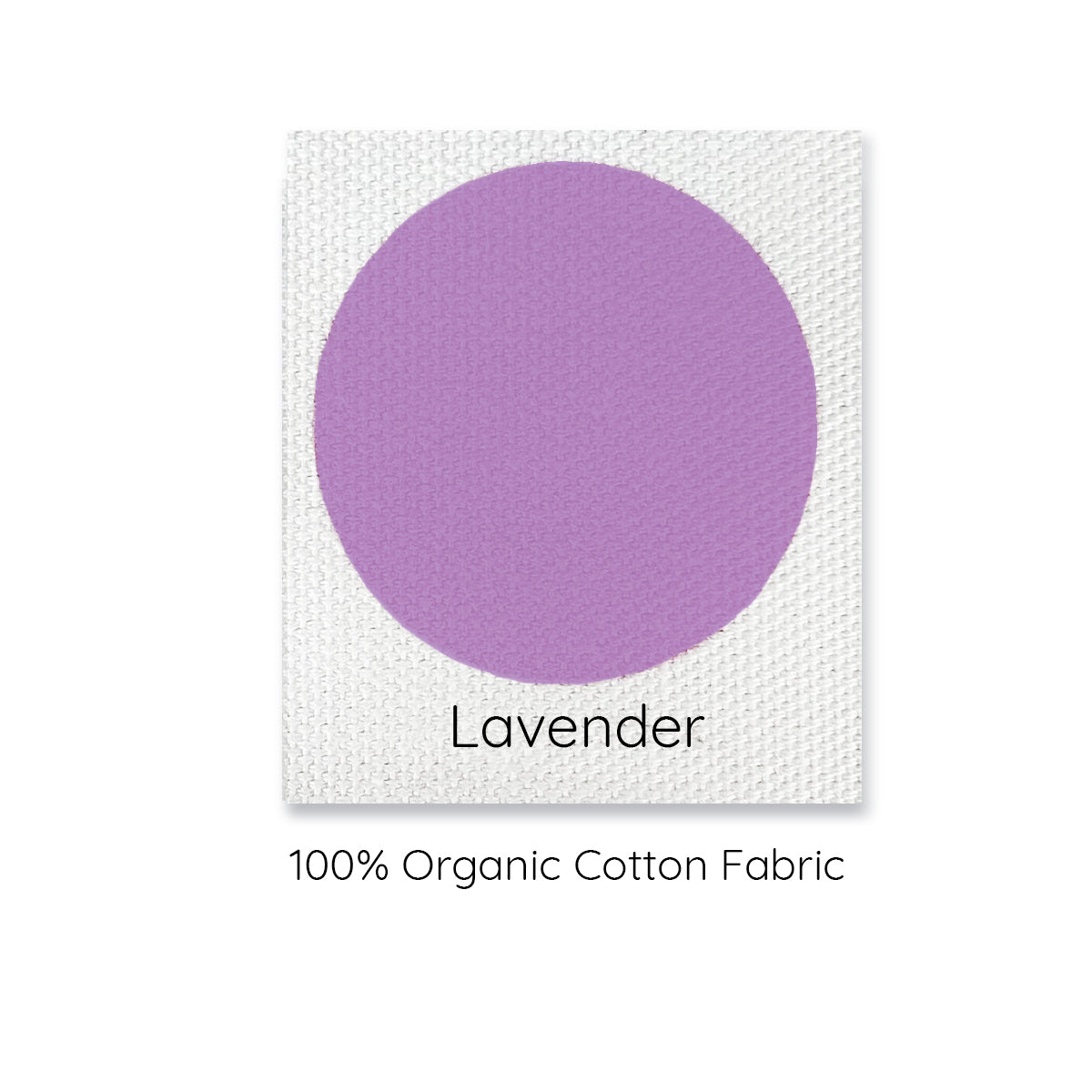 lavender 100% organic cotton cushion cover.