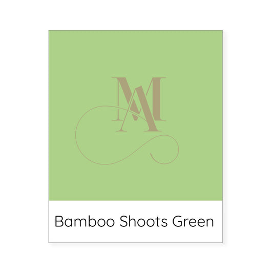 Bamboo Shoots Green Organic Cushion Cover