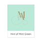 Mode Abode Mint green colour swatch.