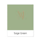 Sage Green Organic Cotton Cushion Cover