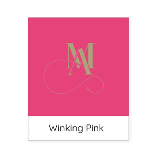 Winking pink colour swatch from Mode Abode