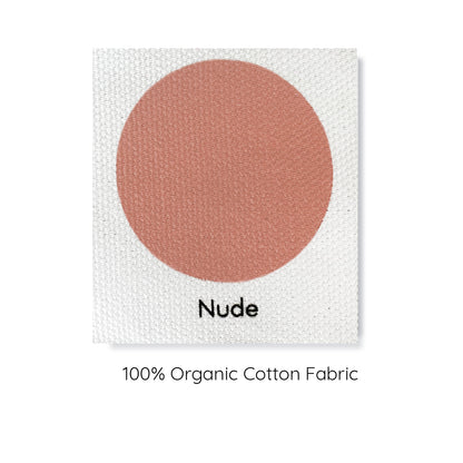 Nude 100% Organic Cotton Cushion Cover