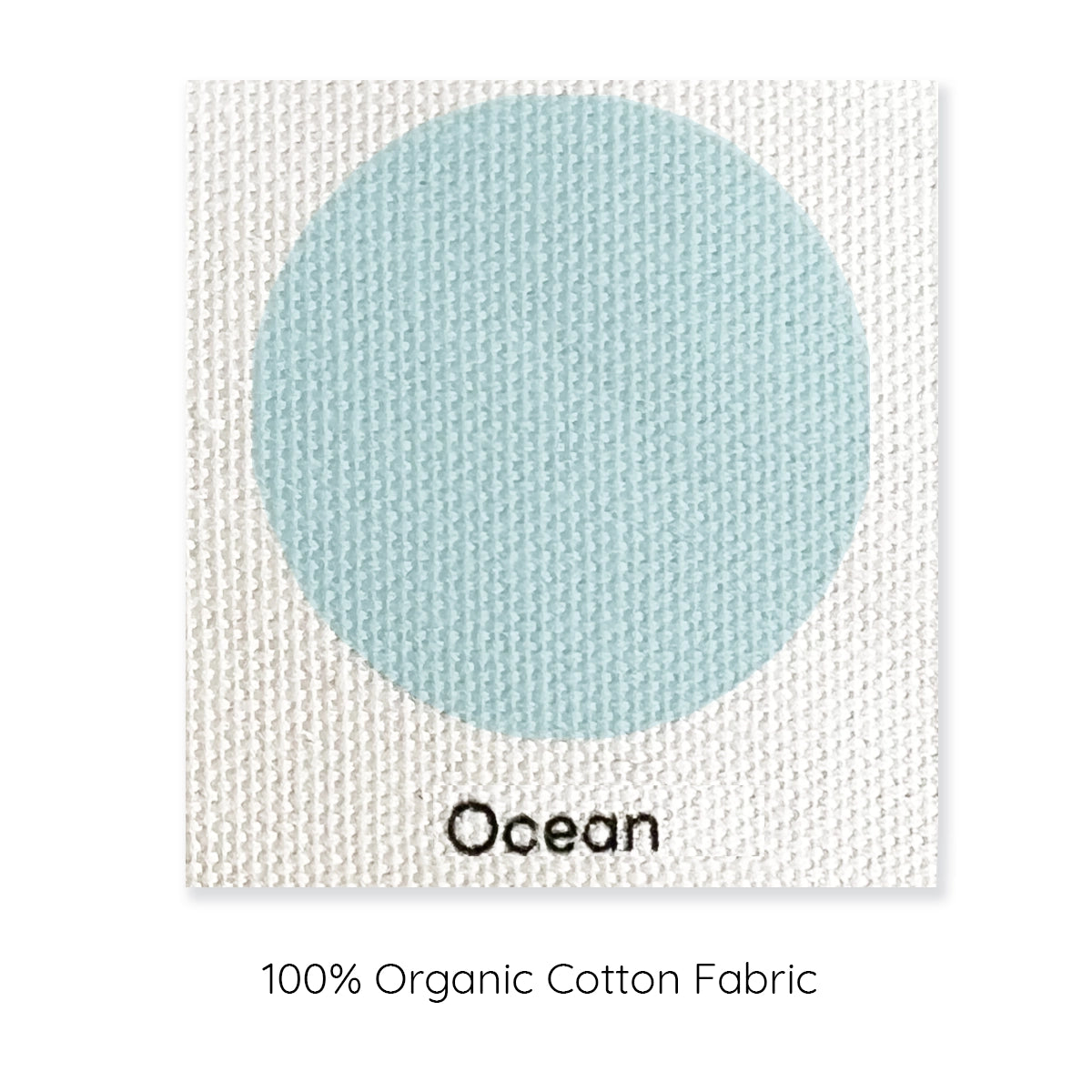 ocean blue cushion cover sample organic cotton