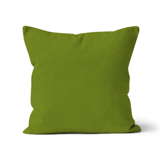 Olive green organic cotton cover. eco friendly inks. Square cushion cover. Made in Britian. Luxurious Olive Green Cushion Cover in Organic Cotton, Affordable Eco-Friendly Green Pillow Shell, Buy Olive Green Organic Cotton Cushion Cover Online, Designer Sustainable Pillow Cover, Cushion with Natural Patterns, Olive Green Organic Cotton pillow