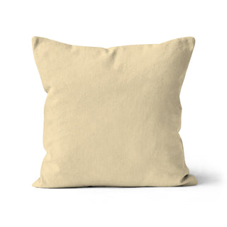 pastel yellow cushion cover, light yellow cushion cover, light yellow cotton cushion cover 