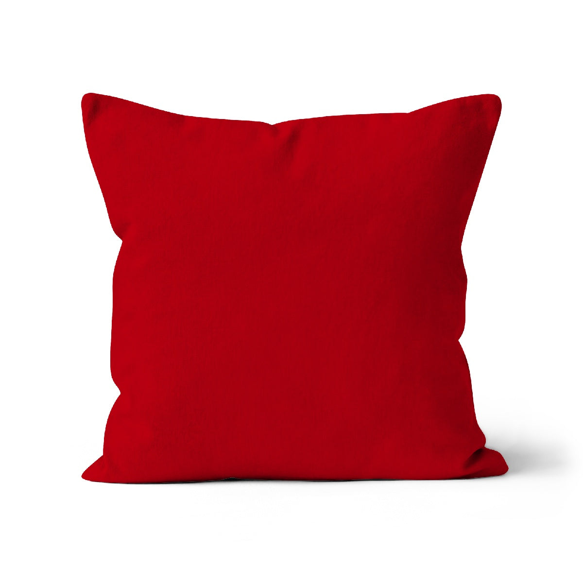 bright red cushion cover, organic red cotton cushion cover, cushion cover in bright red. 