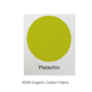 pistachio green colour sample.