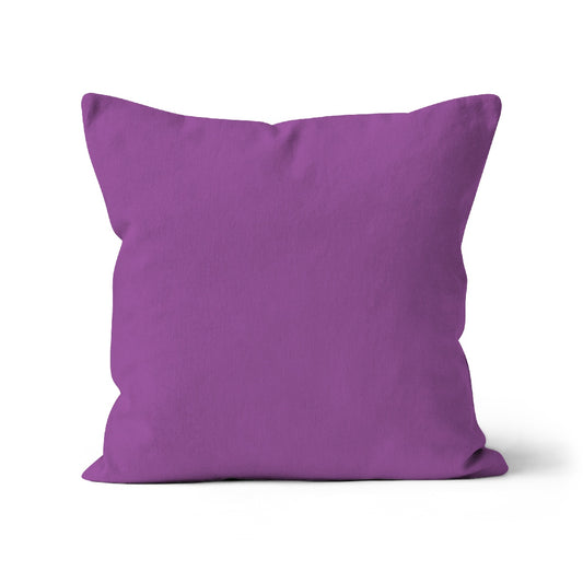 mid purple cushion cover, purple organic cotton cushion cover, purple cushion cover, purple cushion cover, deep purple cushion cover, purple cover.