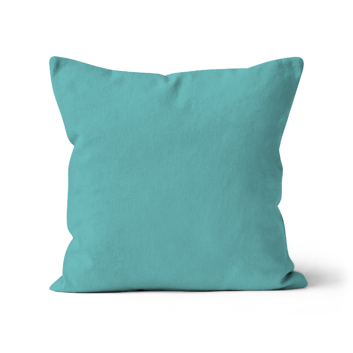 Tiffany blue cushion cover square shape, Made in UK, sustainable, eco-friendly inks. Free delivery. High quality, washable cover.