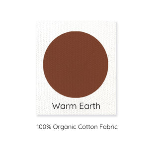 warm weather modeabode colour swatch , 100% organic cotton.