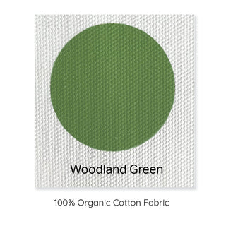 woodland green cushion cover swatch.