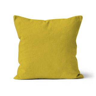 yellow gold cushion cover, 100% organic cotton yellow cushion cover, yellow cushion, yellow pillow case