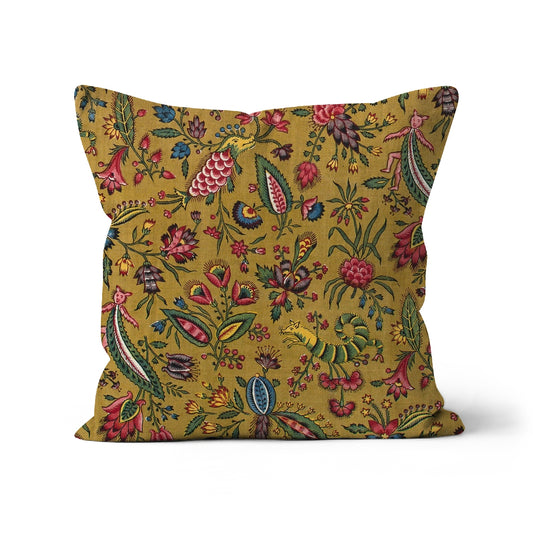 french antique floral cushion cover, 45x45cm, floral cushion cover.