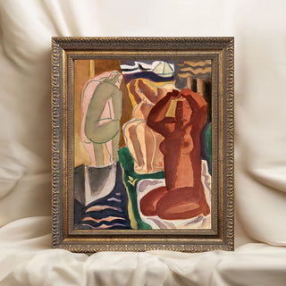 unframed abstract art print