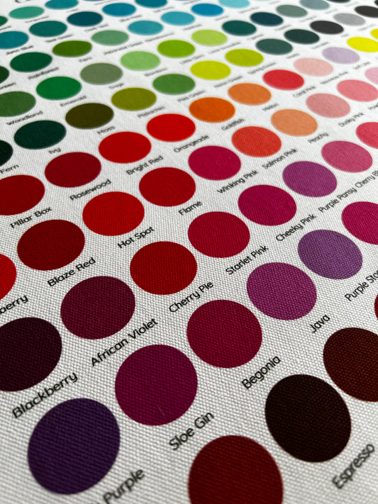 Colour Palette Swatch (140 colours)