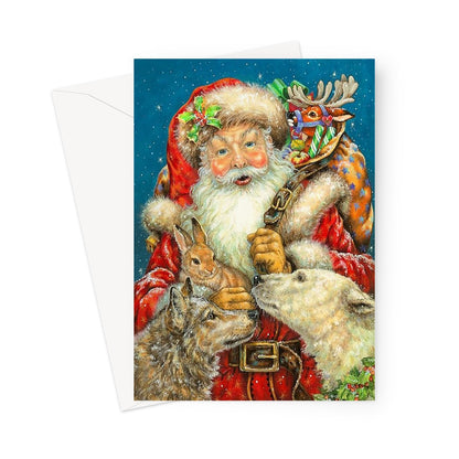 Santa Claus christmas card