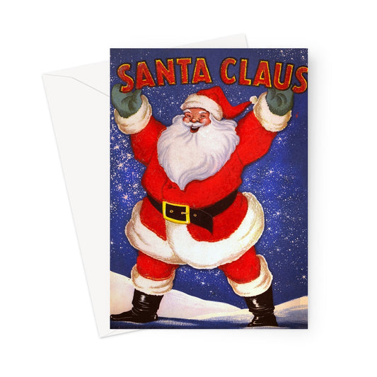 vintage Santa Claus christmas card