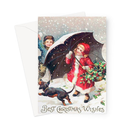 snowy Christmas card