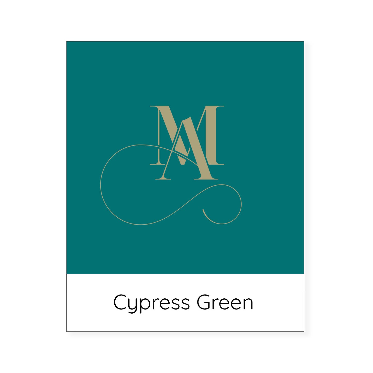 Cypress Green Organic Cotton Cushion Cover
