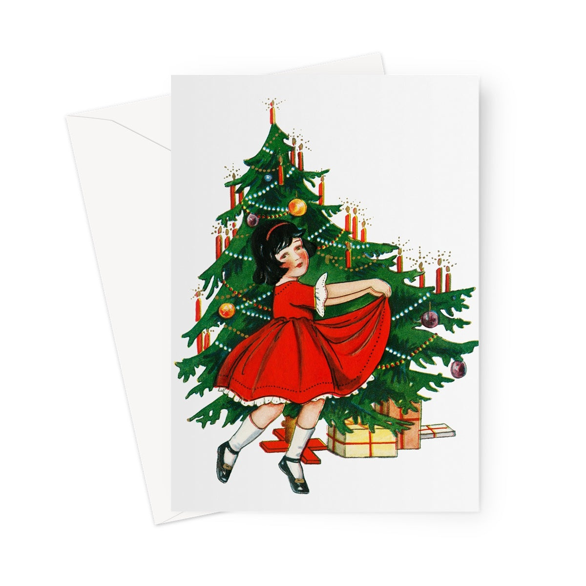 Christmas tree Christmas card