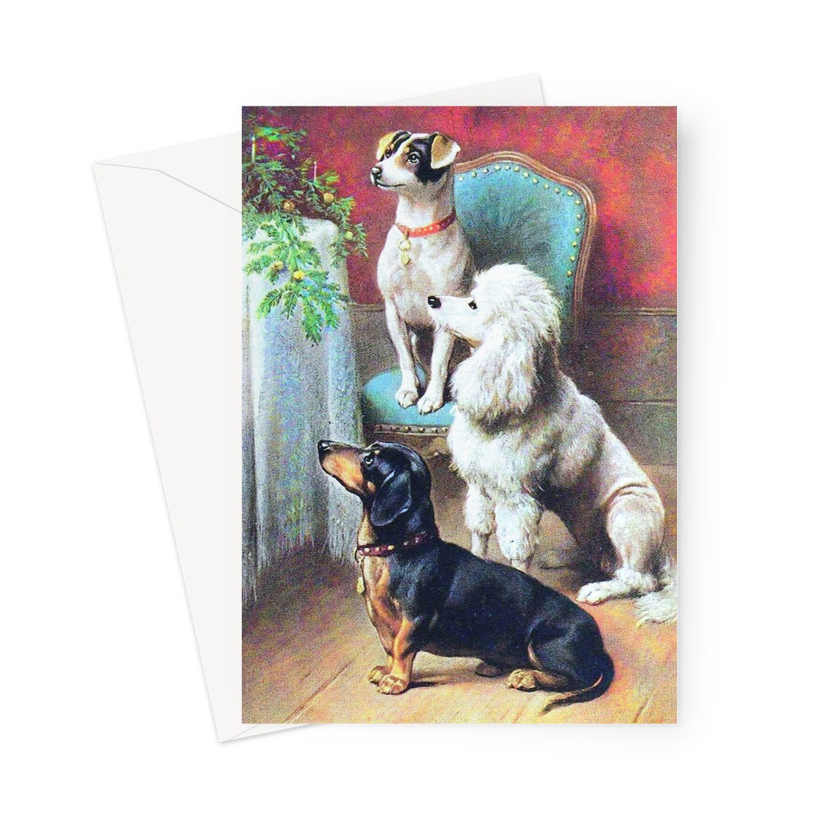 dog Christmas card, dogs Christmas card poodle Christmas card, sausage dog Christmas card, dogs Christmas card. 